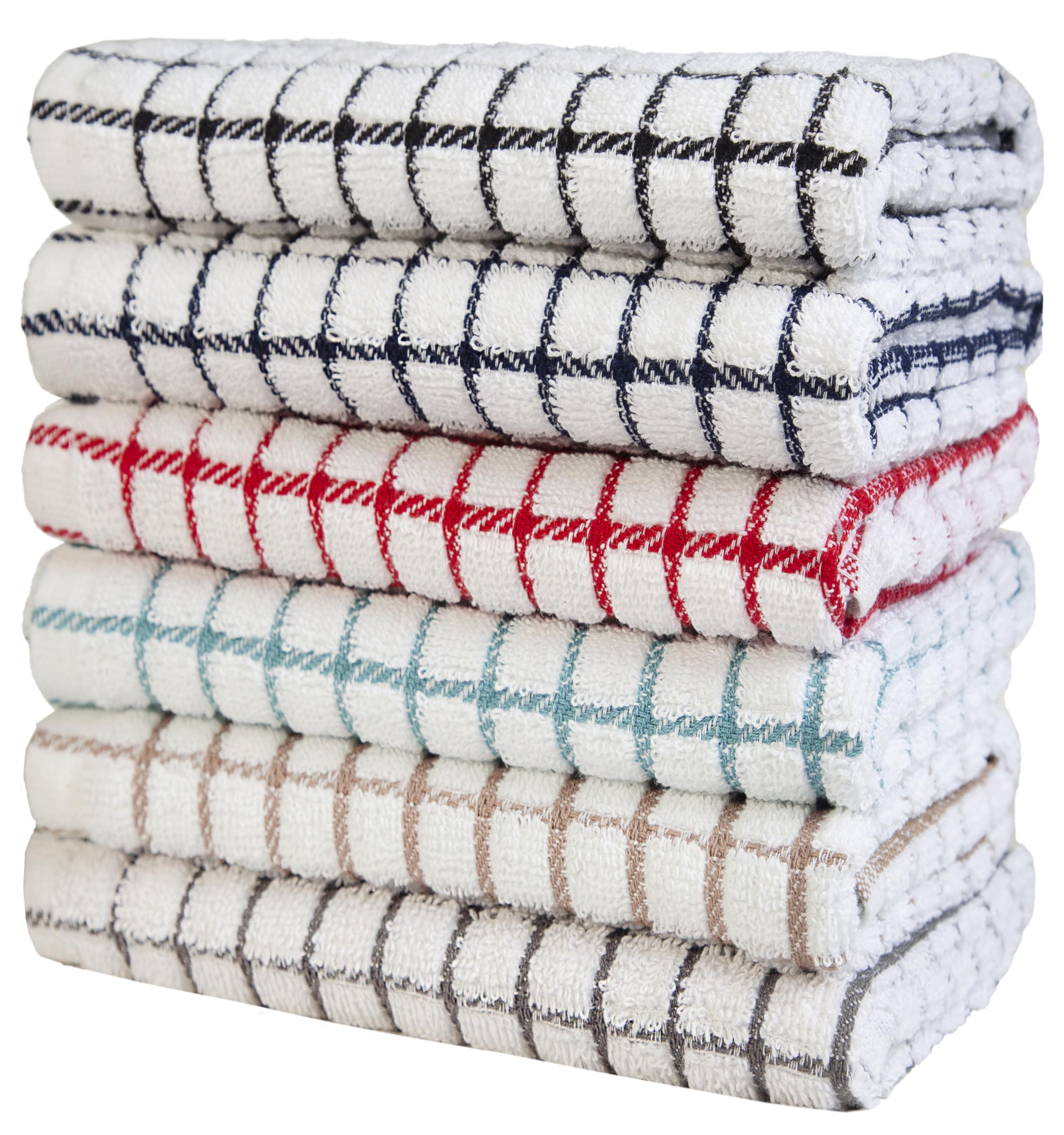 Bumble Towels hanging on a kitchen rack as decorative and practical accent