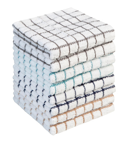 Bumble Towels premium dish towels 12x12 in an 8-pack for quick kitchen drying.