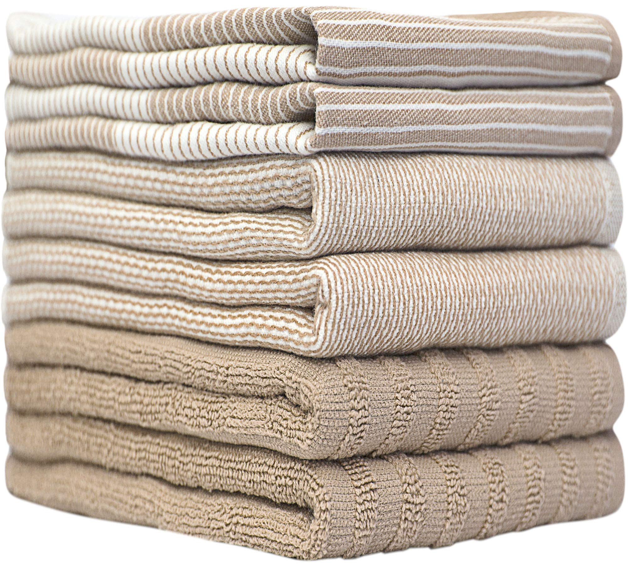 Bumble Towels stacked towels show multi texture versatility