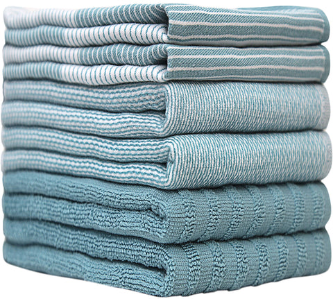 Bumble Towels terry texture towel ideal for scrubbing and spill cleanup.