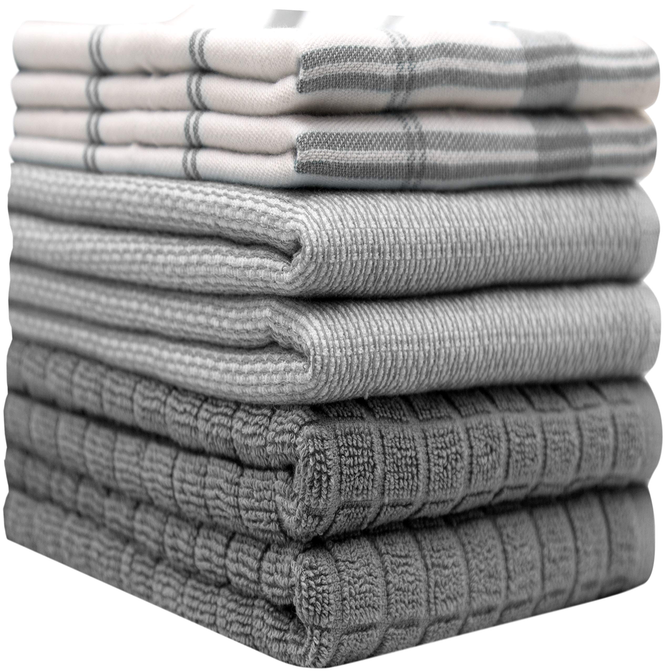Bumble Towels Premium Kitchen Towels terry texture for fast spill absorption.