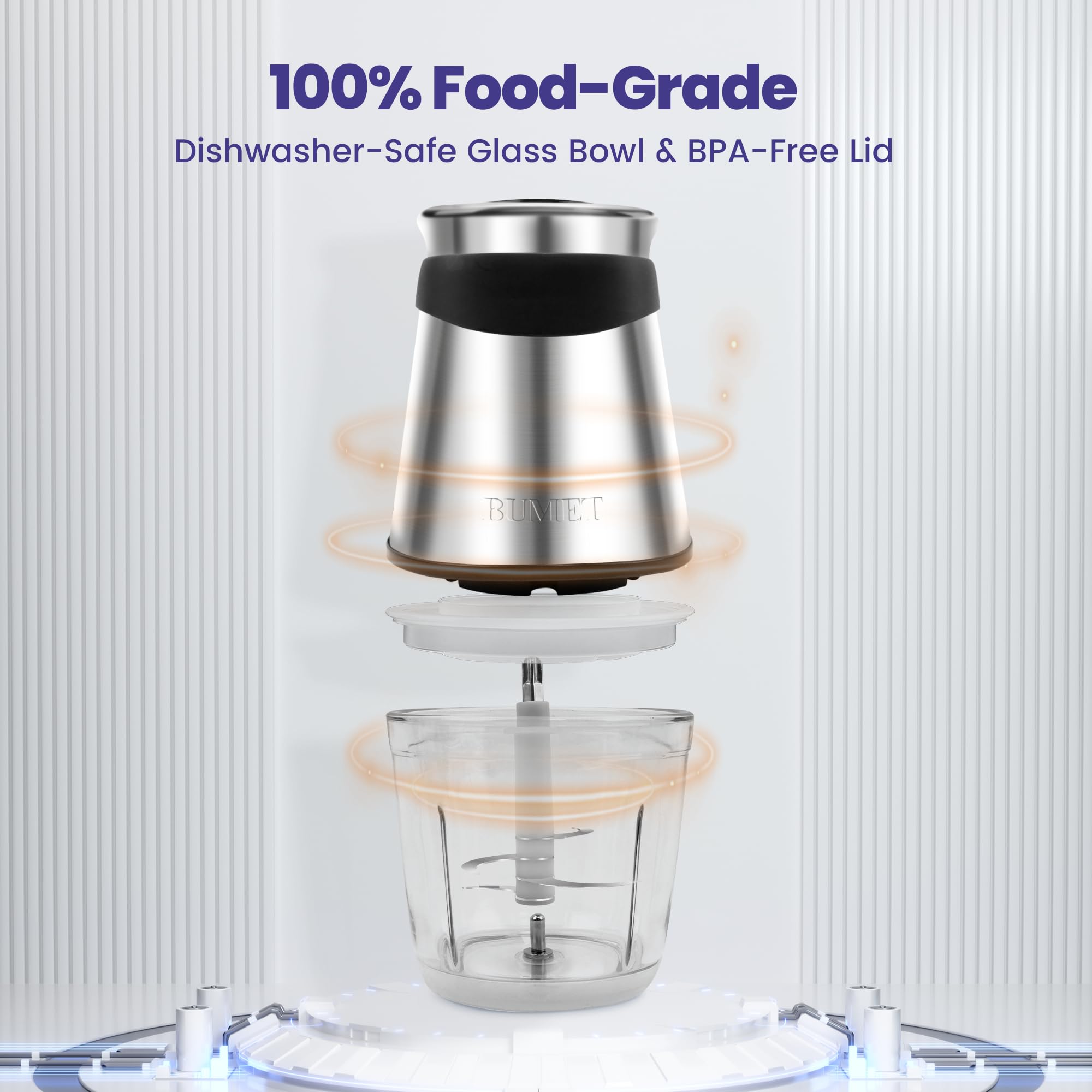 BUMET baby-food friendly puree texture control for homemade meals.