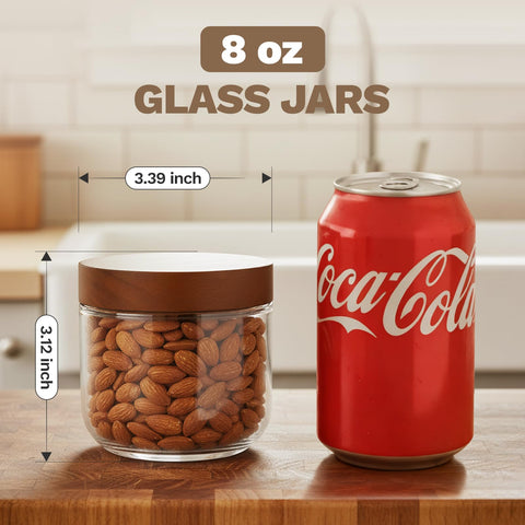 Bumobum 8oz jar ideal for yogurt, pudding, and snack portions.