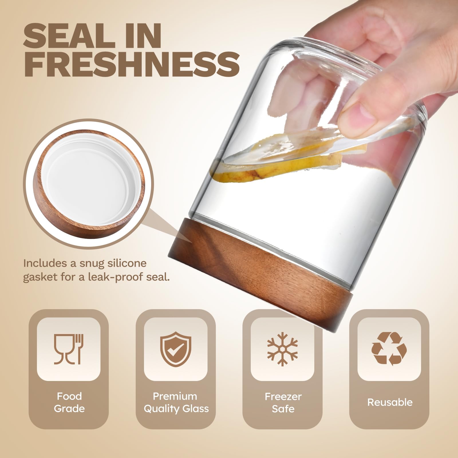 Bumobum wide-mouth jar simplifies filling and cleaning