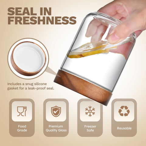 Bumobum wide-mouth jar simplifies filling and cleaning