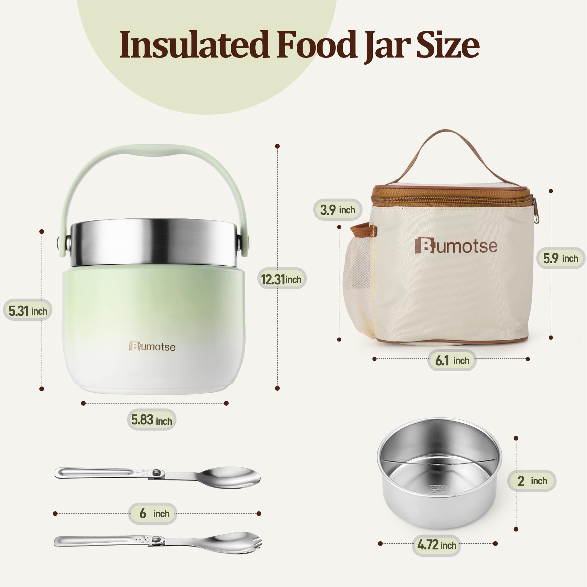 Bumotse easy-clean design makes post-meal cleanup quick.