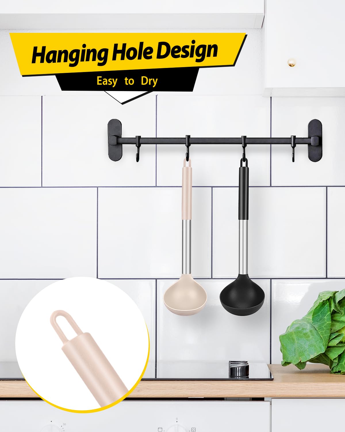 Bundlepro stainless-steel core ladle resists rust for lasting kitchen performance