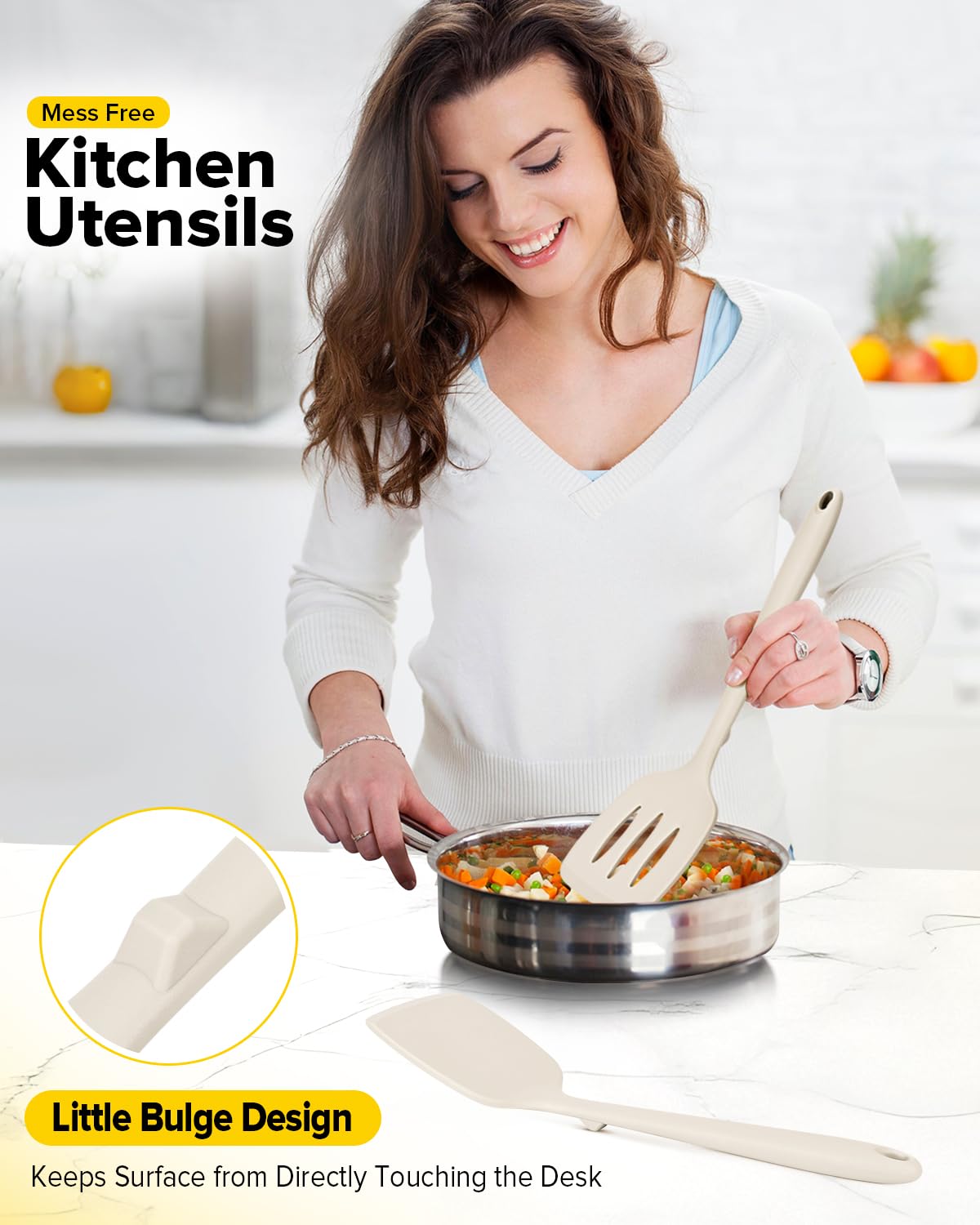 BundlePro one piece design spatula prevents rust and seams