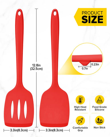 BUNDLEPRO one-piece red spatula reduces rust and water buildup for durability.