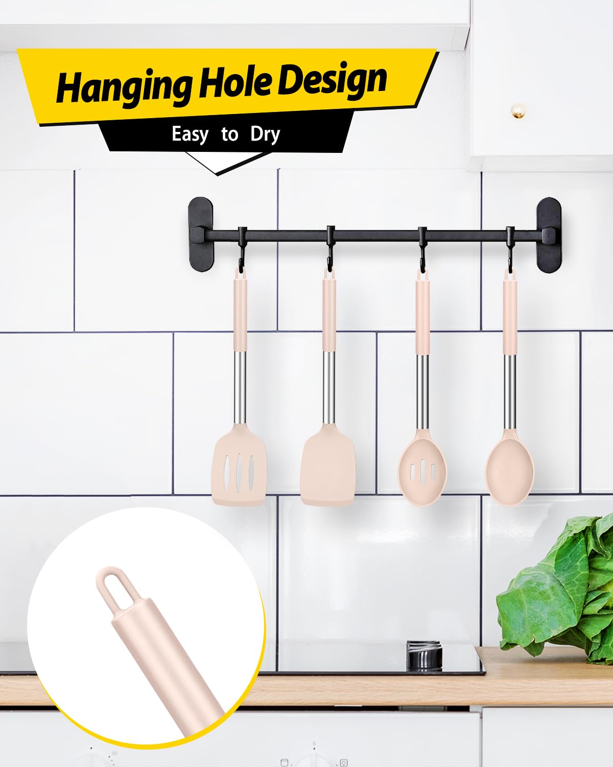 BUNDLEPRO slotted spoon drains fats fast while cooking.