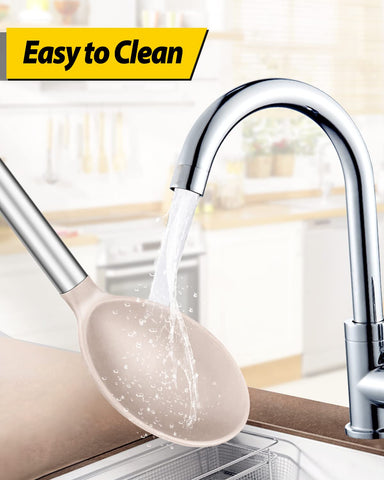 BUNDLEPRO spoon for serving and mixing with ergonomic grip.