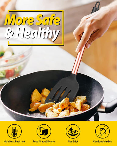 BundlePRO silicone head close-up showing a soft, non-scratch design for cookware.