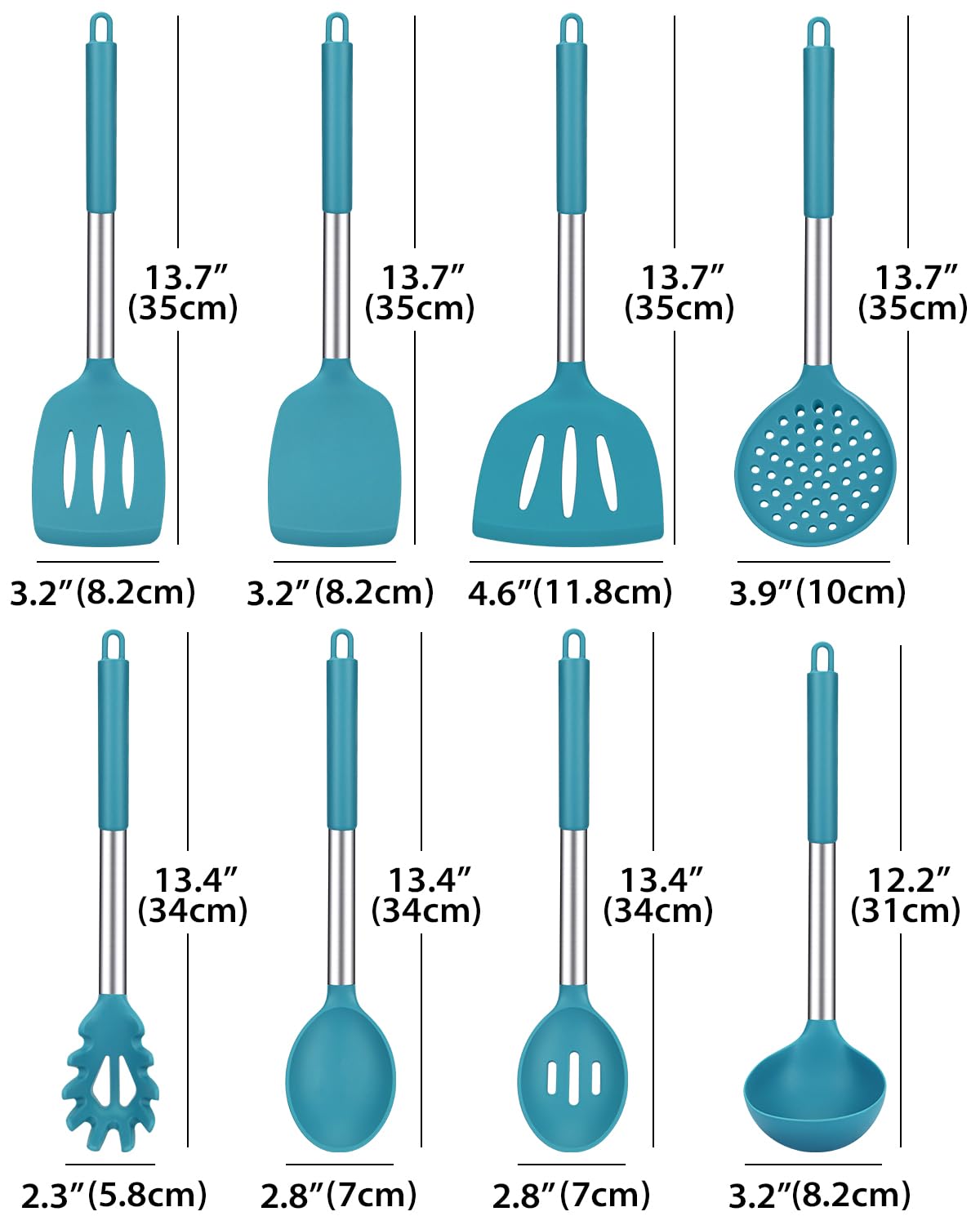 BUNDLEPRO silicone spatula close-up, non-scratch surface for delicate coatings