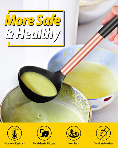 BundlePro 18-8 stainless steel core prevents rust for lasting kitchen tools.