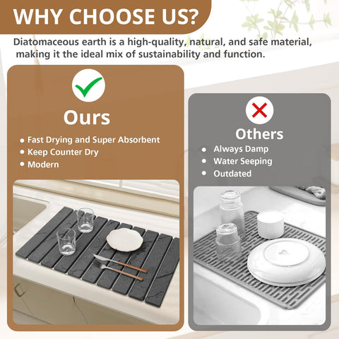 Bunmery dark gray design conceals stains for a cleaner look.