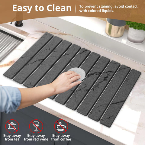 Bunmery sanding tool included with the mats for setup.