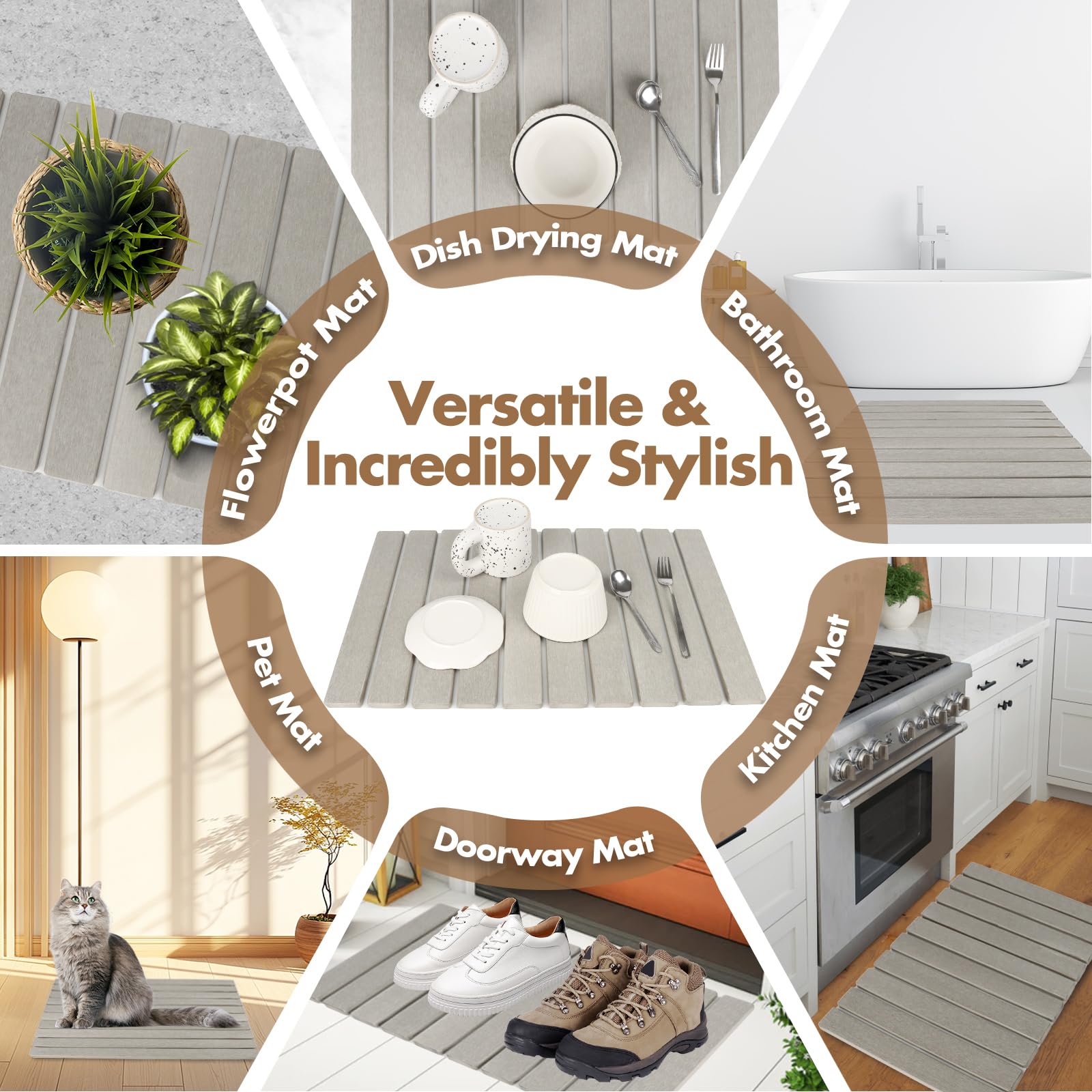 Included: sanding tool and instruction manual with Bunmery mat.