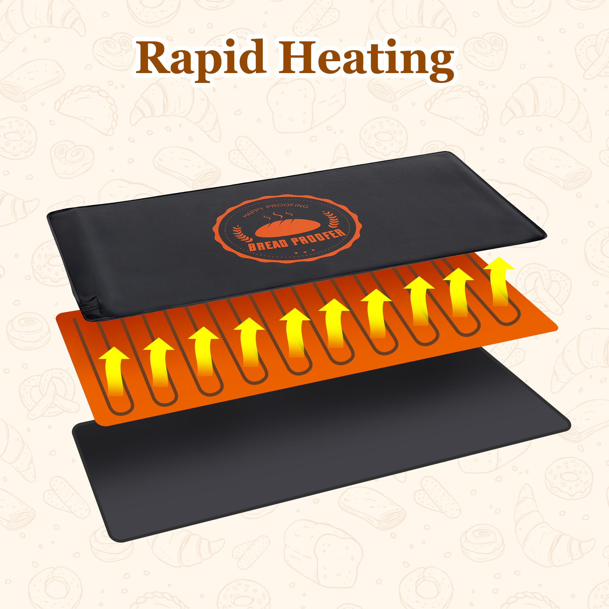 Bunmery waterproof-proofing mat is easy to wipe clean after use.