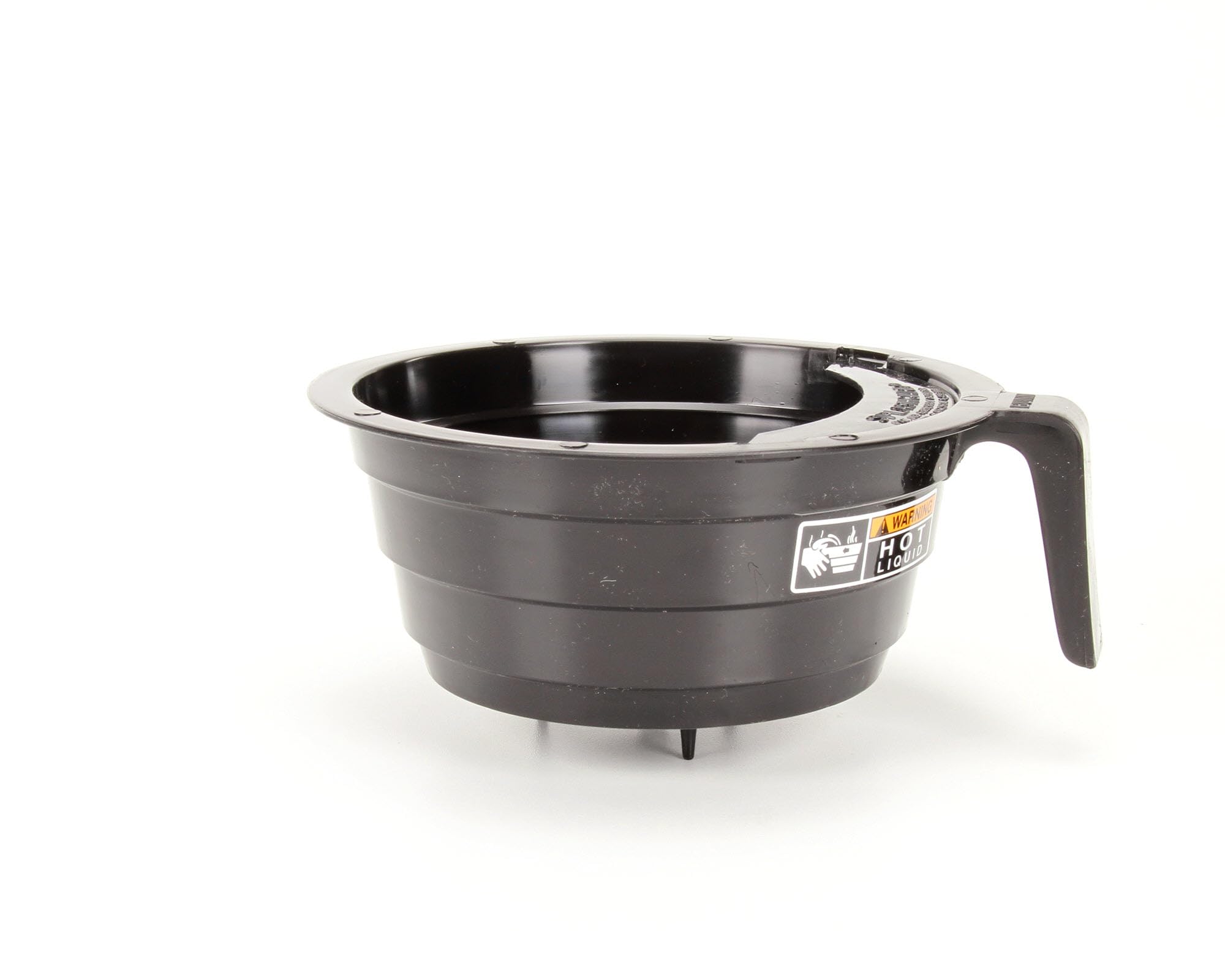 Durable black plastic material shown as part of Bunn's OEM funnel.