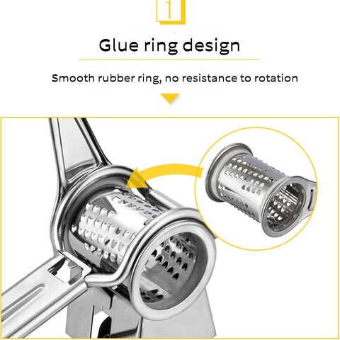 Buoikik ergonomic handle and safe hand-crank keep fingers protected.
