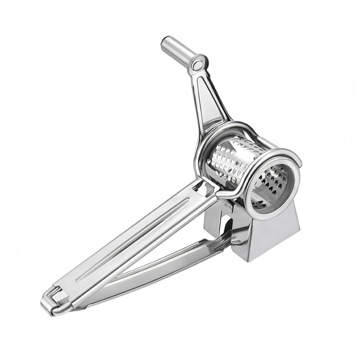 Buoikik manual rotary cheese grater with hand crank for effortless shredding.