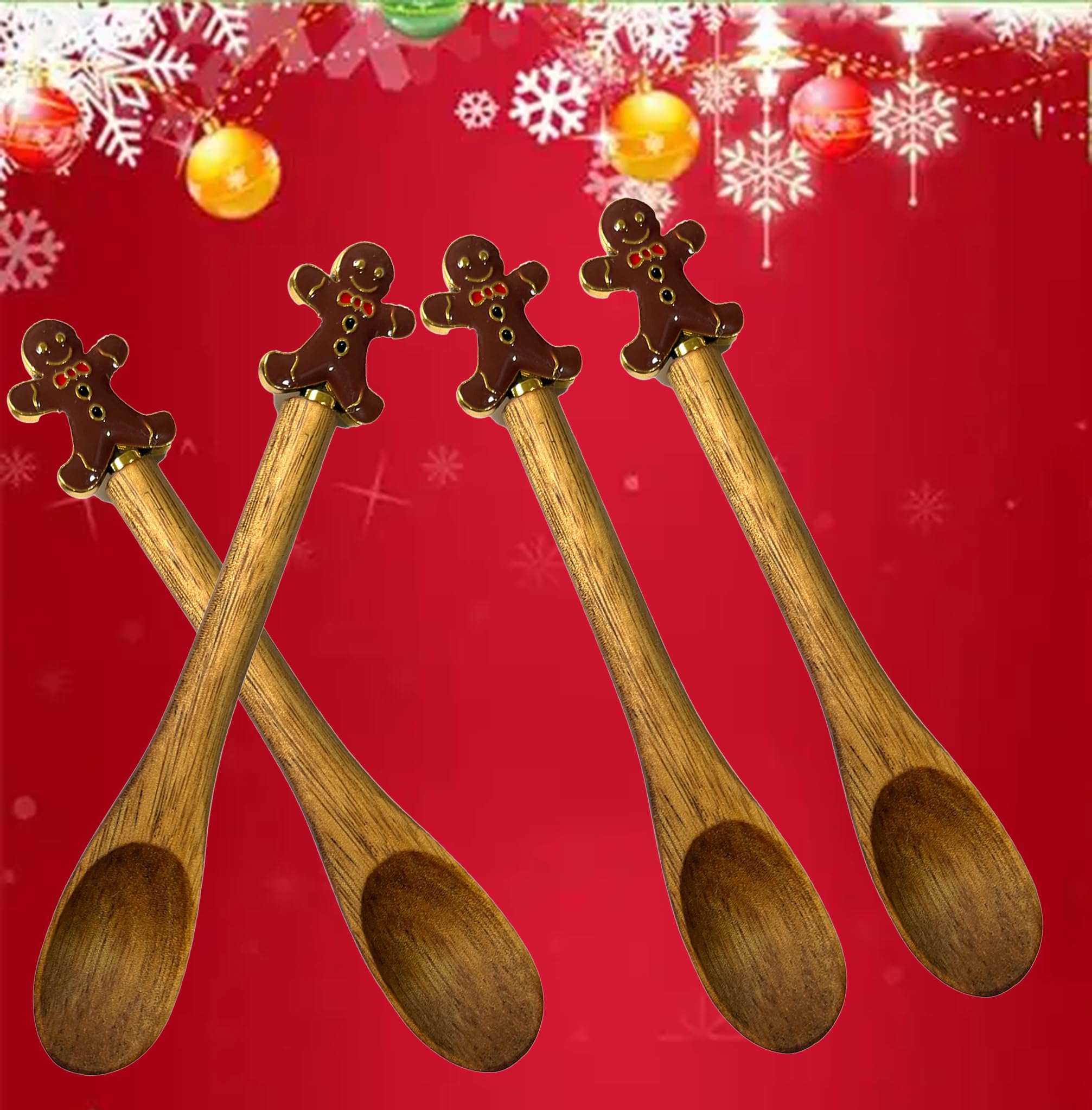 Buracoli acacia wood spoons with smooth finish for daily use.