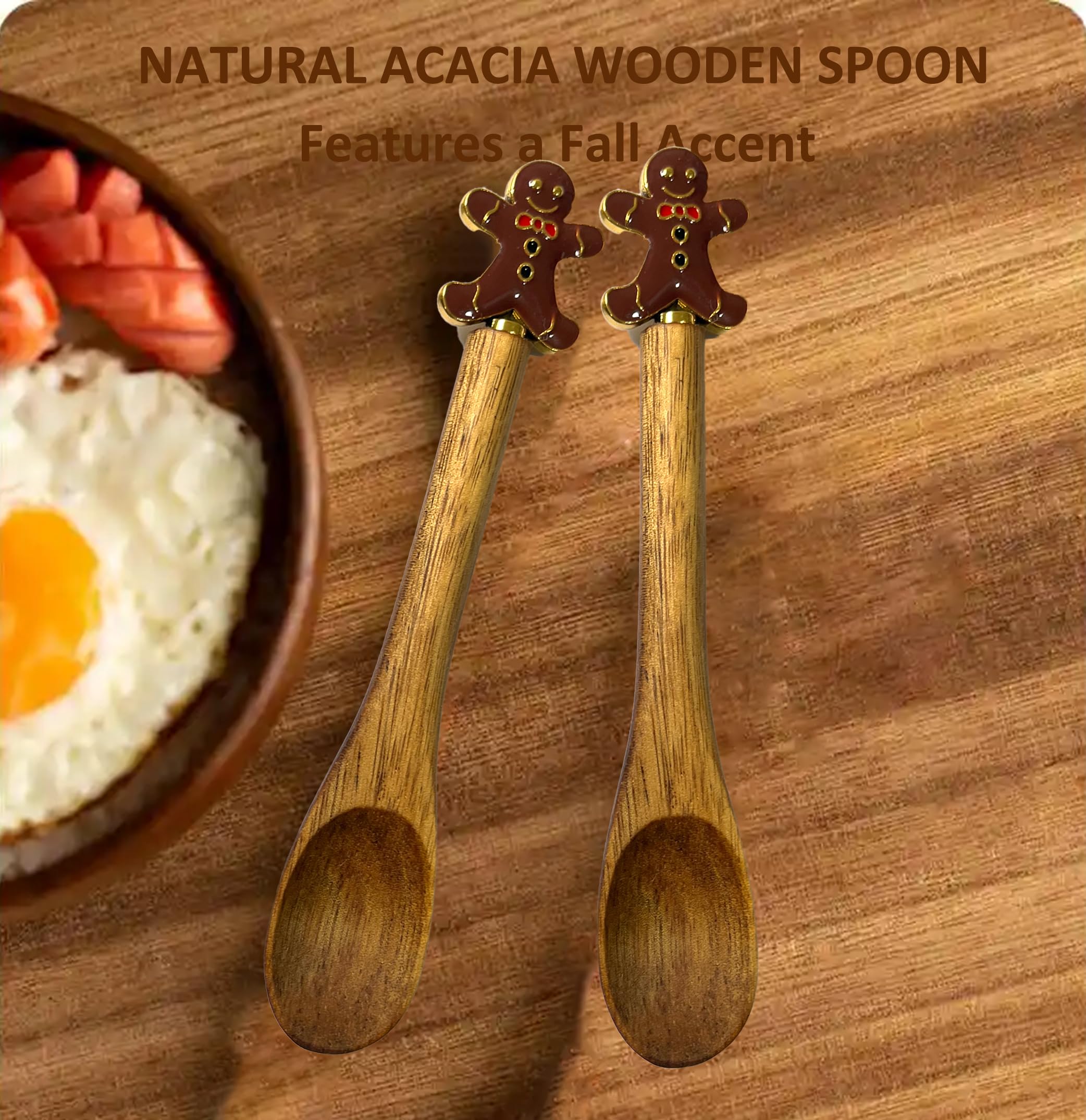 Buracoli BPA-free wooden spoons safe for everyday meals.