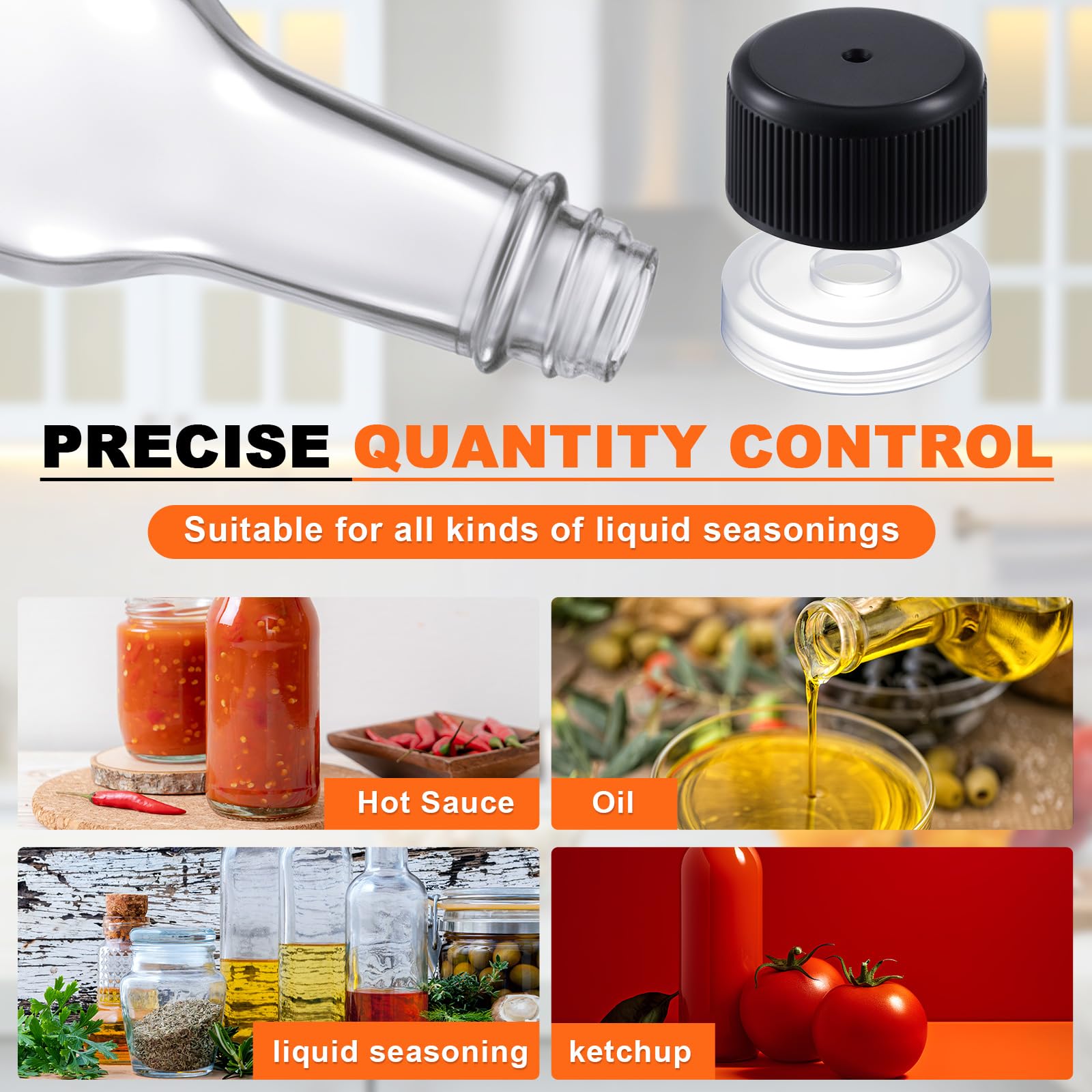 Burbell precision pour hole supports consistent sauce distribution for cooking and plating.
