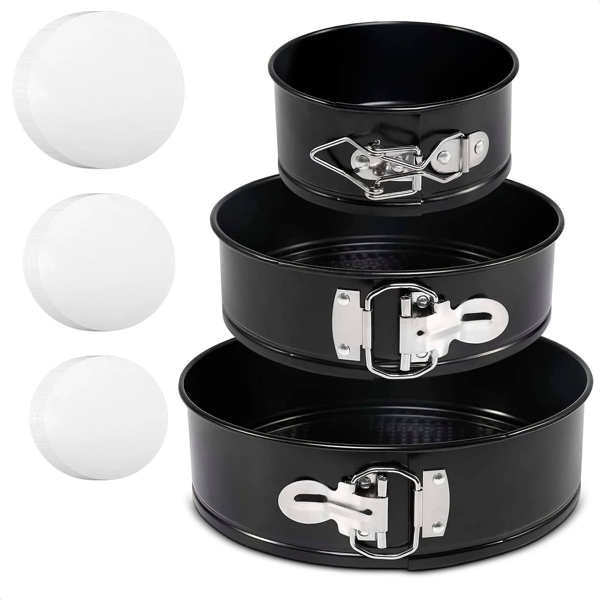 BURIUS 4-inch springform pan with non-stick surface for easy release