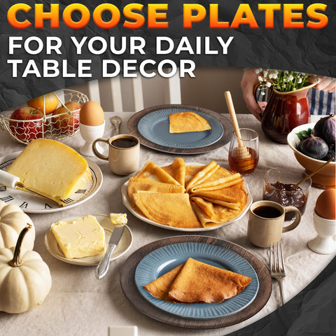 BURIUS charger on dining room decor shelf, versatile holiday accent