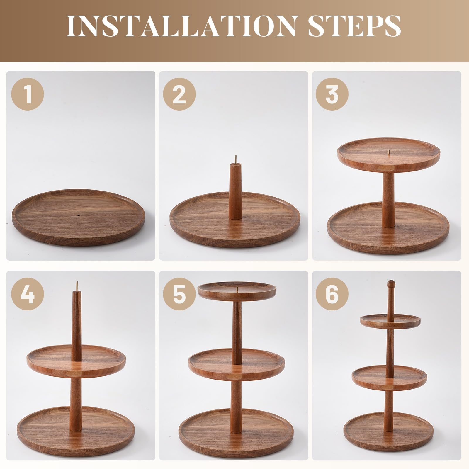 BURMAN anti-slip stickers keep the stand stable on smooth surfaces.