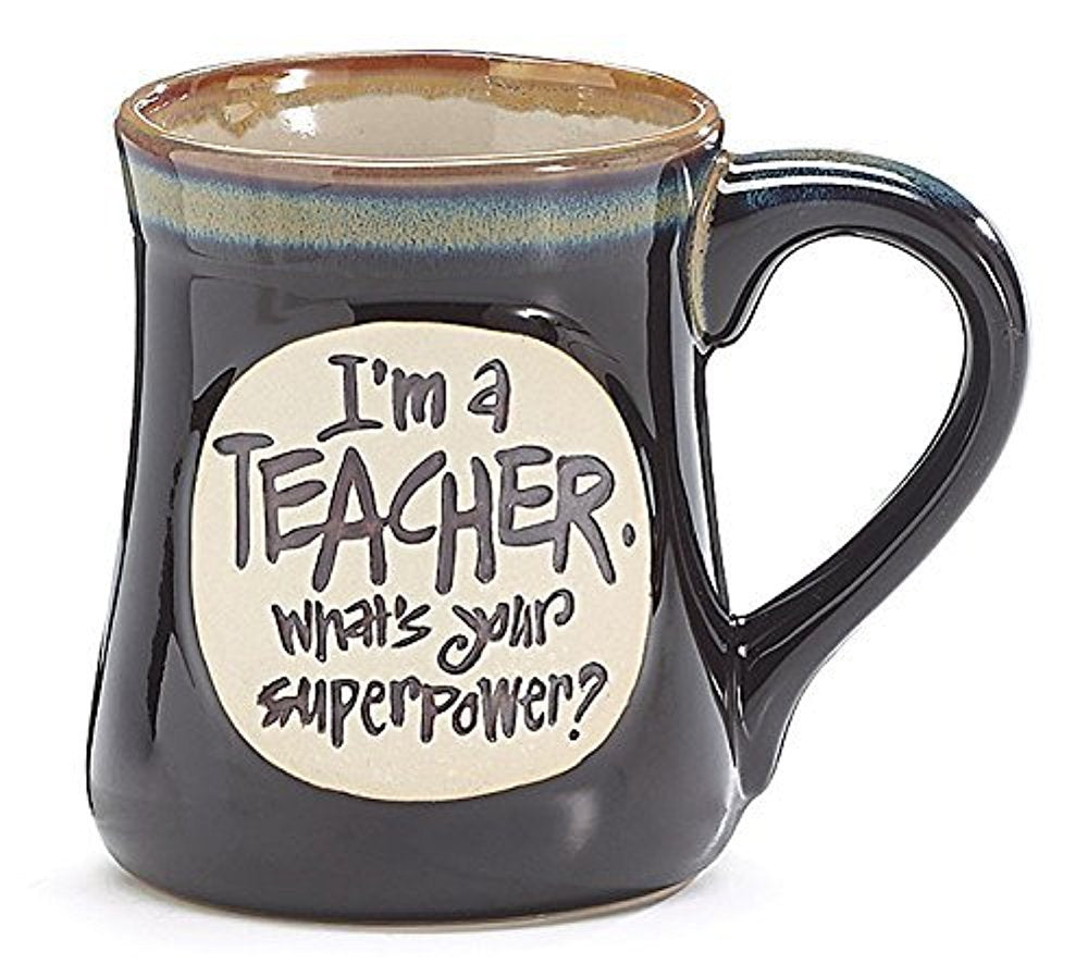 Burton+BURTON I'm a Teacher Superpower mug for daily classroom coffee breaks