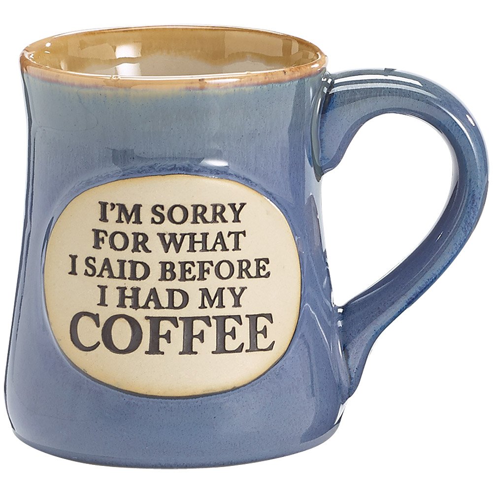 Burton + BURTON mug in blue with teal body, 18 oz capacity, ideal for morning coffee
