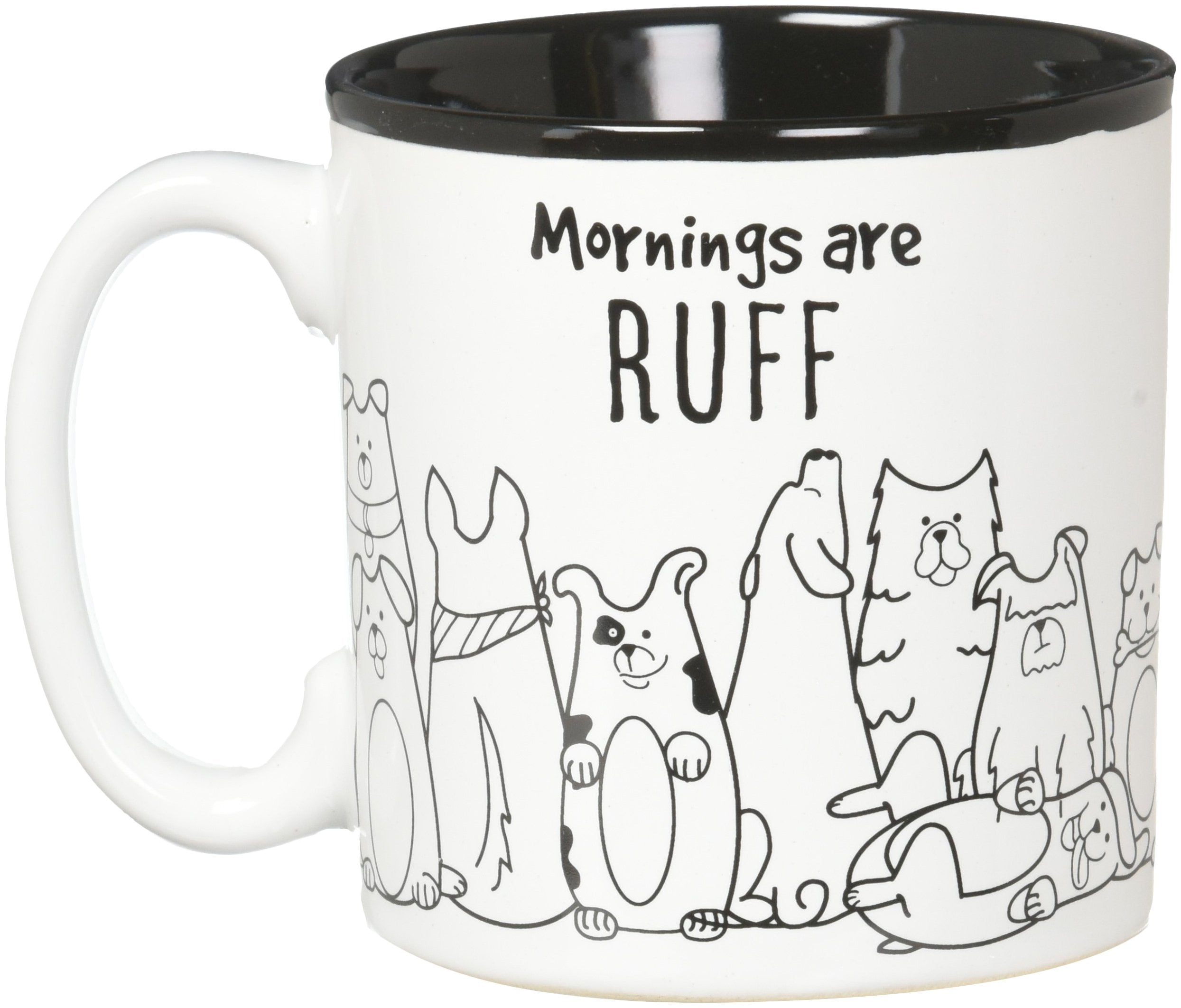 Burton and Burton mug interior black finish highlighting morning coffee ritual.