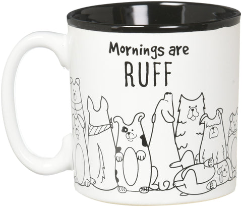 Burton and Burton mug interior black finish highlighting morning coffee ritual.