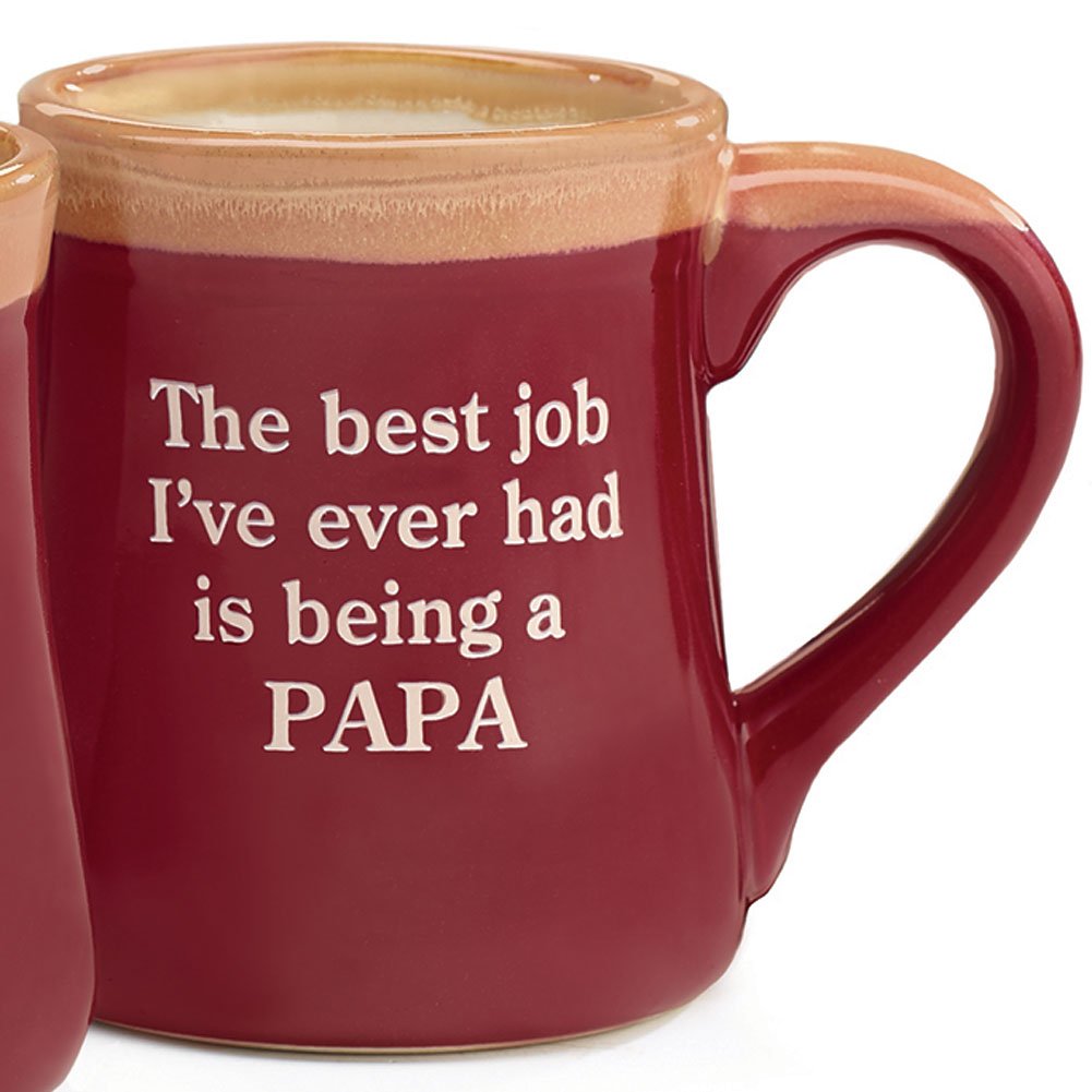 Burton+BURTON Papa Best Job Ever mug gift box, ready for gifting
