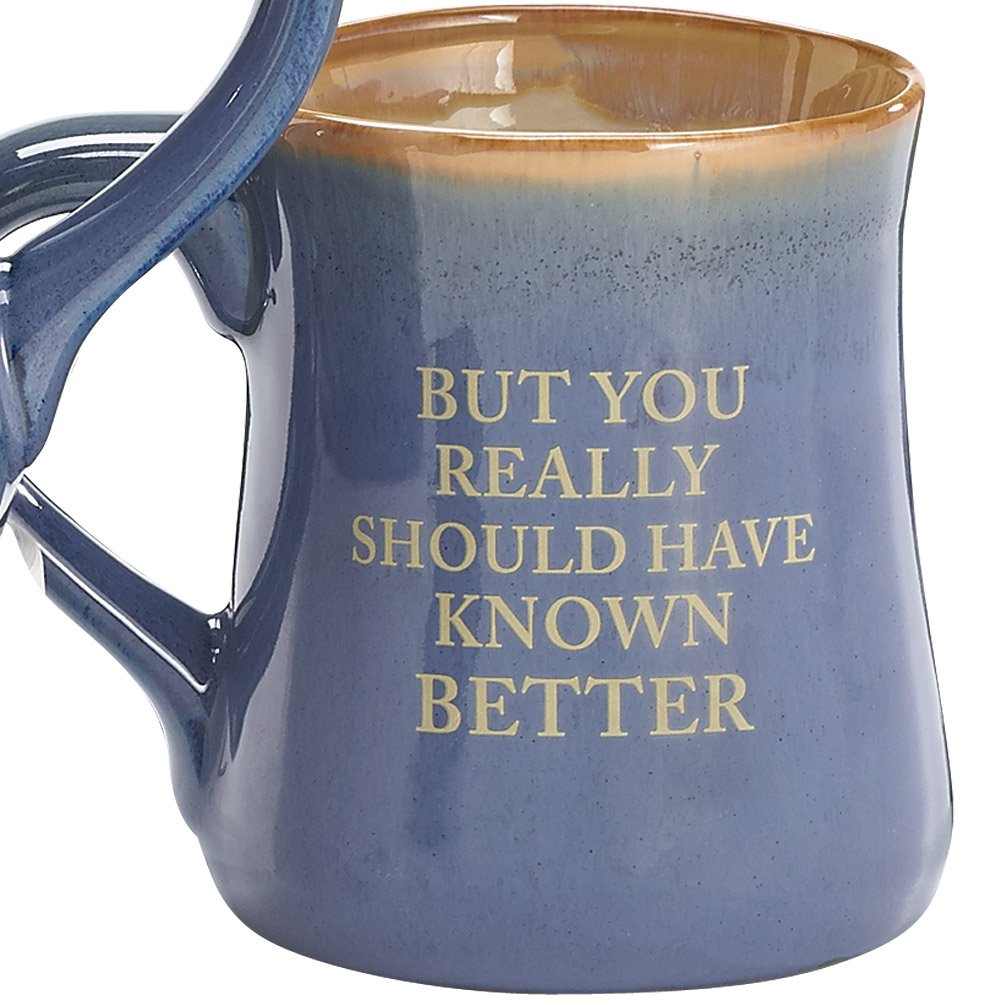 Burton + BURTON mug features an oval medallion inscription, perfect for a playful gift