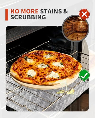 Buself oven liner cut to fit any oven size for versatile protection.