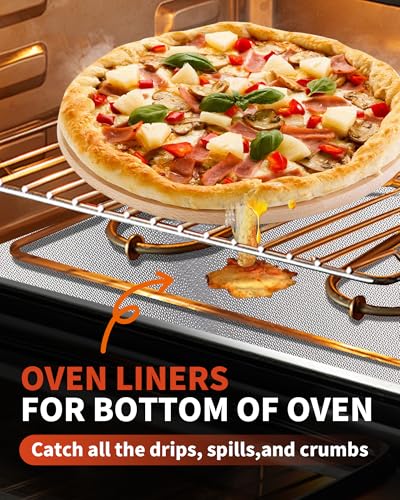 Buself oven liner is dishwasher-safe for quick cleanup.