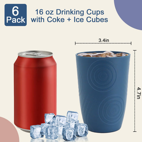 BUSOKIP Wheat Straw Cups microwave-safe and dishwasher-safe for convenient use.