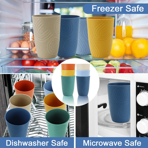 BUSOKIP stackable cups save space in cabinets and trays.