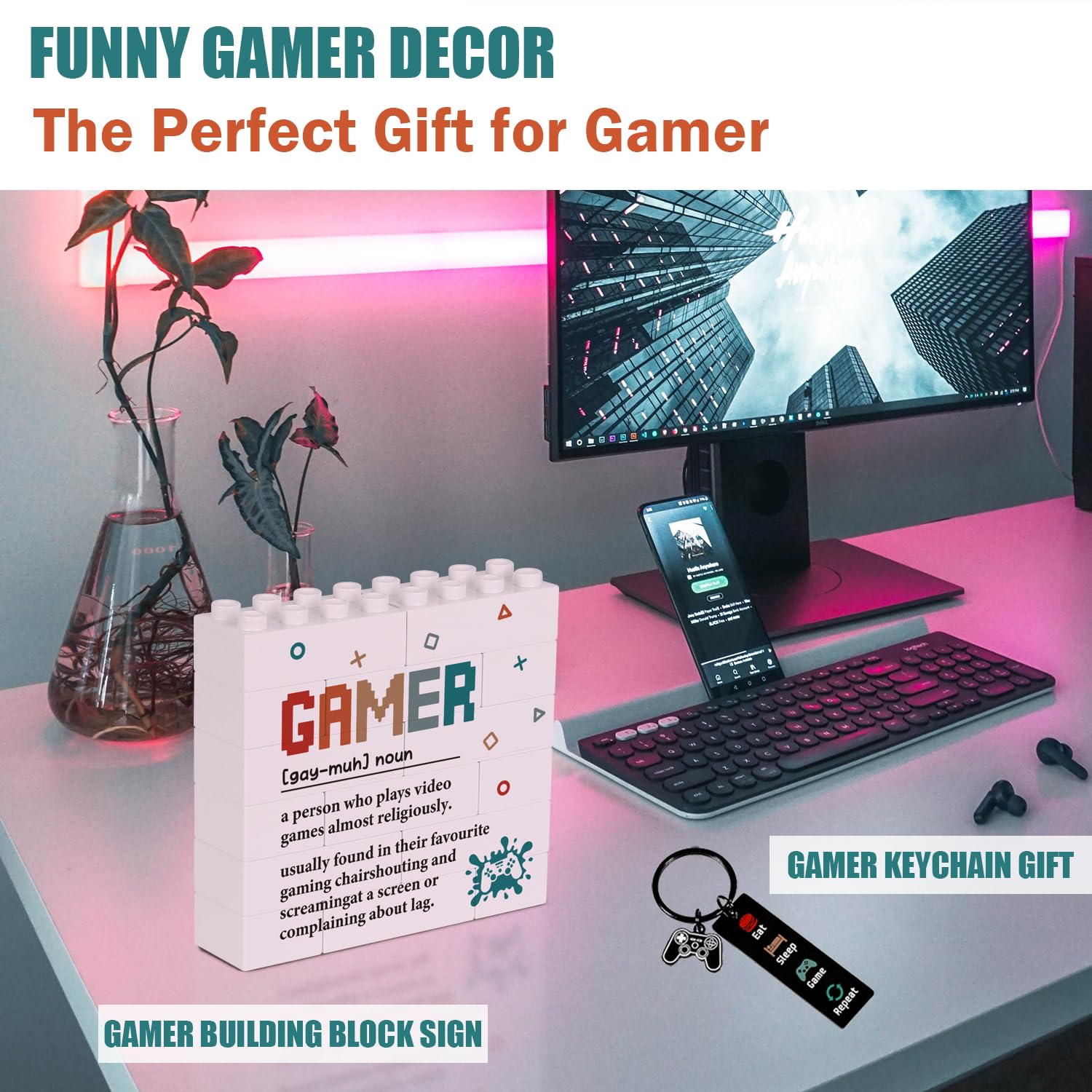 Busy Gaming Life gamer gift set box ready for gifting and unboxing.
