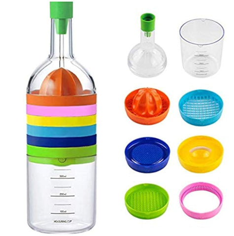 BUTEFO 8-in-1 bottle-style kitchen tool set, compact all-in-one design.