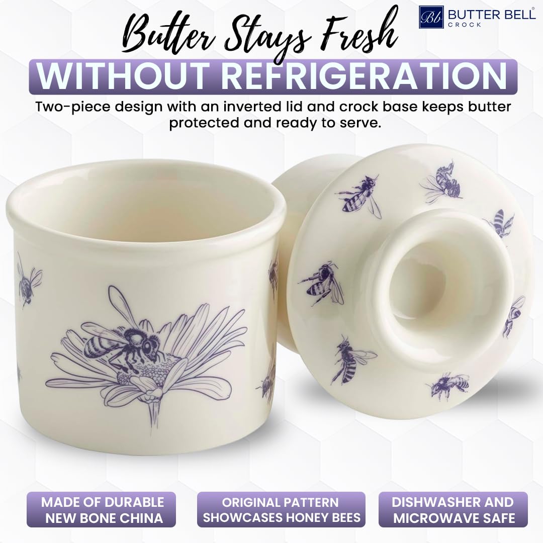 Butter Bell base method with water demonstrates airtight seal for butter freshness.