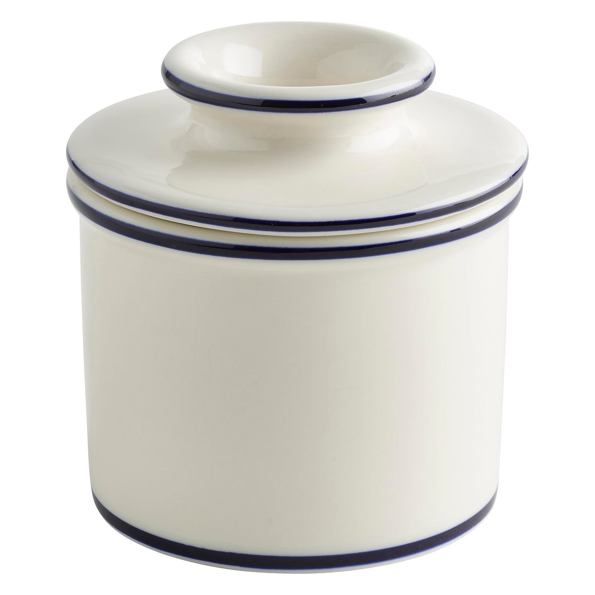 Butter Bell Le Bistro crock on table, elegant room-temperature serving