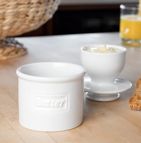 Butter Bell new bone china ceramic body offers durable, lead-free construction.