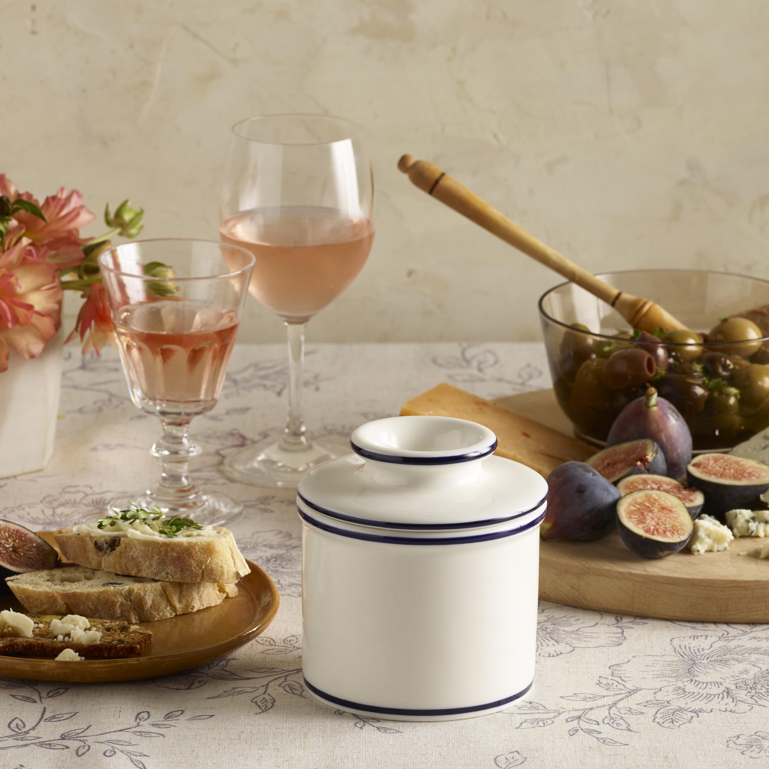 Butter Bell off-white glaze ceramic highlights durable finish