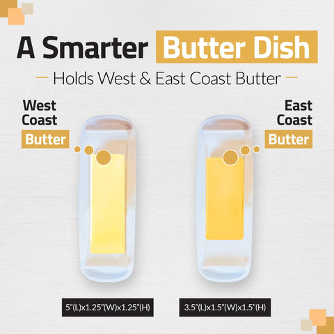 Soft rubber feet keep the dish steady during use.