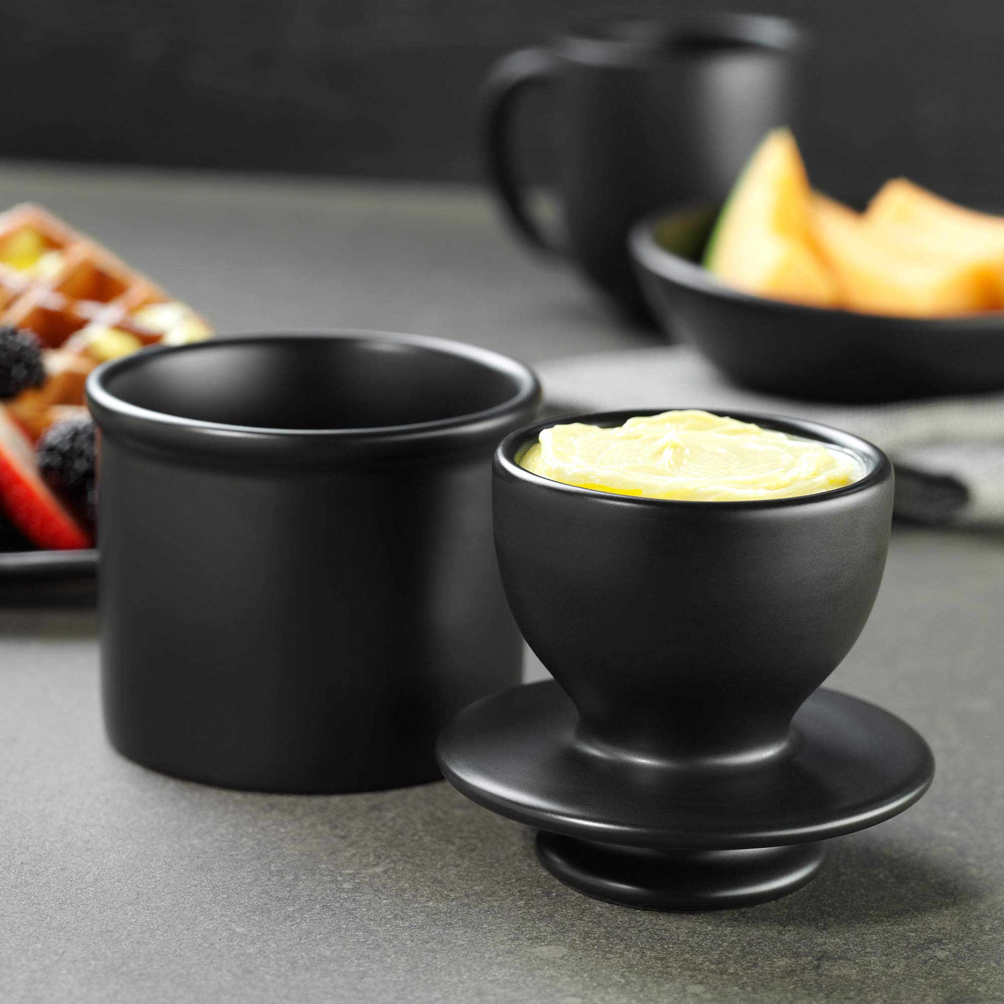 Butter Bell lid inverted bell highlighting classic design for table serving