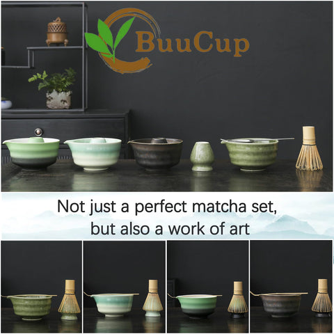 Buucup gradient green kit enhances ritual ambience and enjoyment.